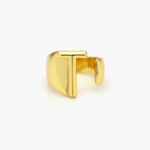 Anillo Chapa de Oro Iniciales 0001 - T