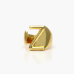 Anillo Chapa de Oro Iniciales 0001 - Z