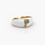 Anillo Chapa de Oro Iniciales 0004 - P