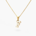 Inicial Acero Inoxidable Relieve Madre Perla 0012 - F