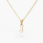 Inicial Acero Inoxidable Relieve Madre Perla 0012 - J