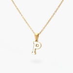 Inicial Acero Inoxidable Relieve Madre Perla 0012 - P