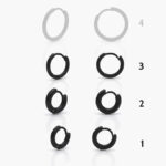 Huggies Acero Inoxidable Negras Lisas Grupo 16