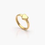 Anillo Acero Inoxidable Corazon 63