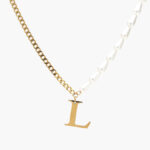Inicial Acero Inoxidable Perlas 0017 - L