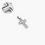 Cruz Acero Inoxidable Oración Grabado 0040