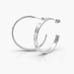 Aretes Acero Inoxidable Tornillo Zirconia 0021