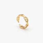 Anillo Chapa de Oro 0422 Ajustable