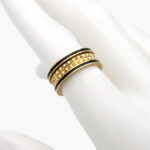 Anillo Acero Inoxidable Esmalte 0185