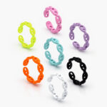 Anillo Chapa de Color 0211 Ajustable