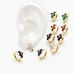 Huggies Chapa de Oro Zirconia 0136