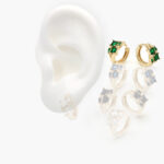 Huggies Chapa de Oro Zirconia 0156