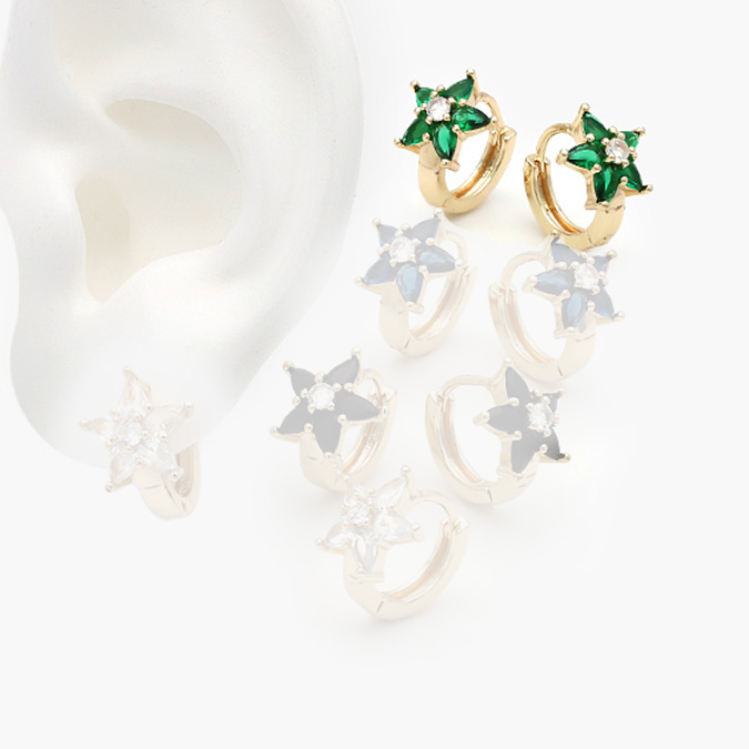 marcate346 Huggies Chapa de Oro Zirconia 0158 - Image 1