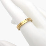 Anillo Acero Inoxidable Zirconia 0208