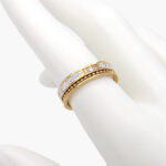 Anillo Acero Inoxidable Zirconia 0216