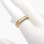Anillo Acero Inoxidable Zirconia 0217