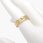 Anillo Acero Inoxidable Zirconia 0230
