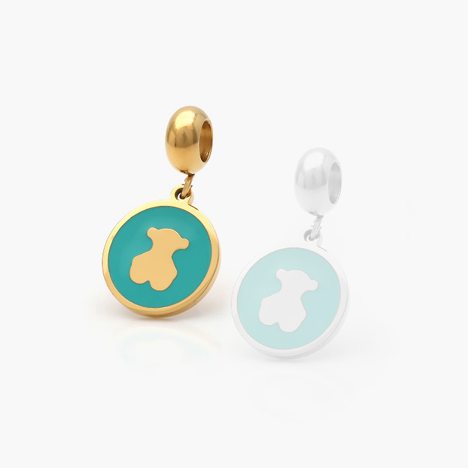 ACH-0199-1 Dije Acero Inoxidable Esmalte 0199 - Image 1