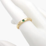Anillo Chapa de Oro Zirconia 0664 Ajustable