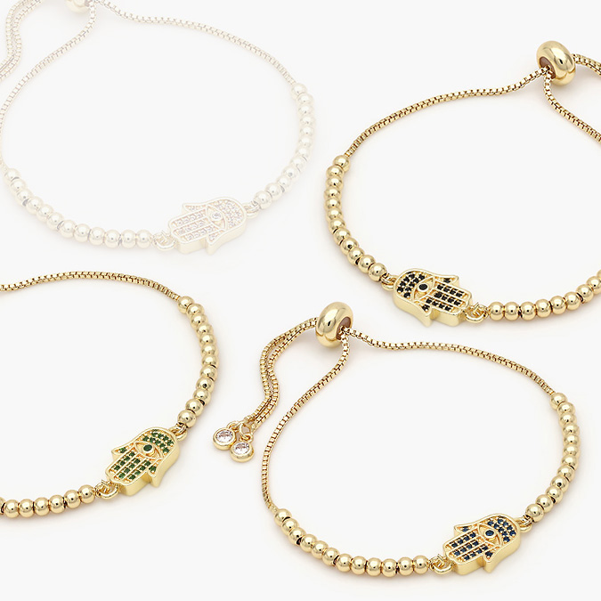 marcate3 Pulso Chapa de Oro Mano de Fatima 564 - Image 1