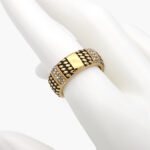 Anillo Acero Inoxidable Zirconia 0253
