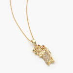 Collar Chapa de Oro San Judas Tadeo 0214