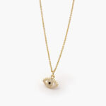 Collar Chapa de Oro Ojo Turco 0333