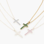 Collar Chapa de Oro Cruz 0203