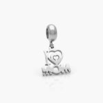 Dije Acero Inoxidable Corazón MOM 0295 - Plata