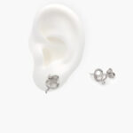 Broqueles Plata .925 Rodizados Serpientes 0046