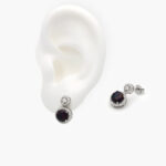 Broqueles Plata .925 Rodizados Tornasol 0070