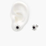 Broqueles Plata .925 Rodizados Ópalo 0071