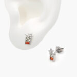 Broqueles Plata .925 Rodizados Bebida 0080