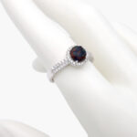 Anillo Plata .925 Rodizado Ópalo 0014