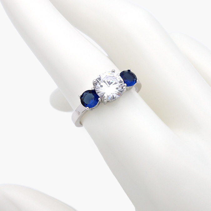 PB-0055 Anillo Plata .925 Rodizado 0055 - Image 1