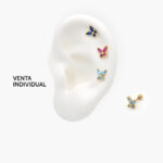 Piercing Acero Inoxidable Mariposa 0025
