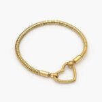 Pulso para Dijes Acero Inoxidable Corazón 0127