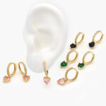 Hoops Chapa de Oro Corazón 0575