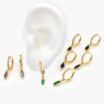 Hoops Chapa de Oro Zirconias 0577