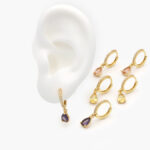 Hoops Chapa de Oro Zirconias 0578