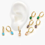 Hoops Chapa de Oro Zirconias 0579