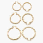 Arracadas Chapa de Oro 4mm. 0585