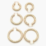 Arracadas Chapa de Oro 6mm. 0586