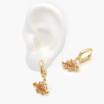 Hoops Chapa de Oro Dinosaurio 0589