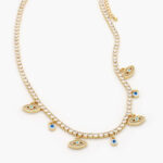 Collar Chapa de Oro Ojo Turco 246