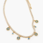 Collar Chapa de Oro Ojo Turco 247