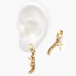 Hoops Acero Inoxidable Cadena Cruz 0120