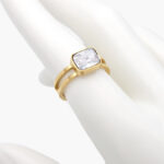 Anillo Acero Inoxidable Zirconia 0271