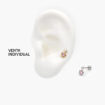 Piercing Acero Inoxidable Flor 0140