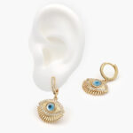 Hoops Chapa de Oro Ojo Turco 0601